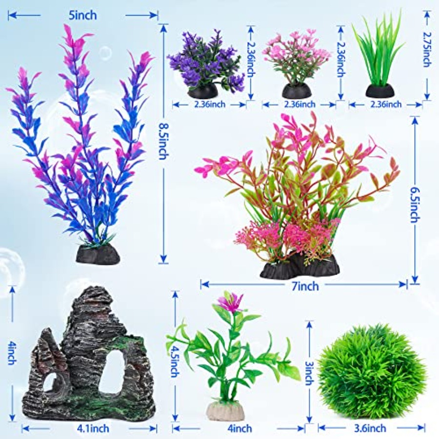 Aquarium Artificial Plastic Pl - Aquarium Fish Small avaliação e preço