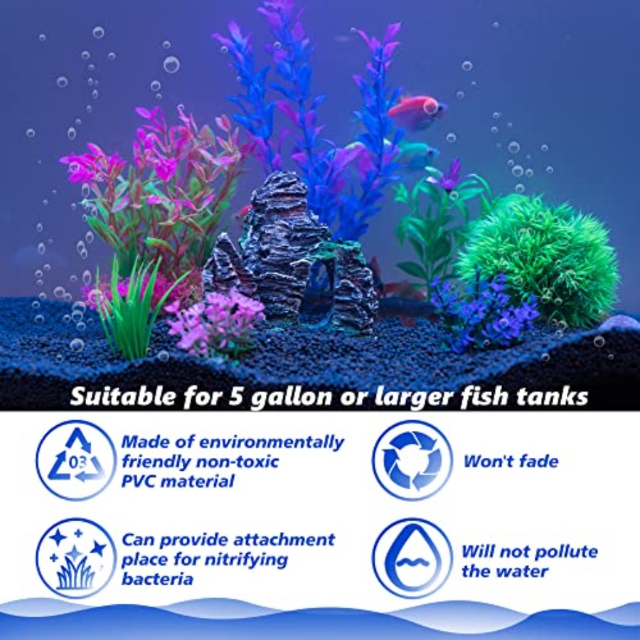 Aquarium Artificial Plastic Pl - Aquarium Fish Small avaliação e preço