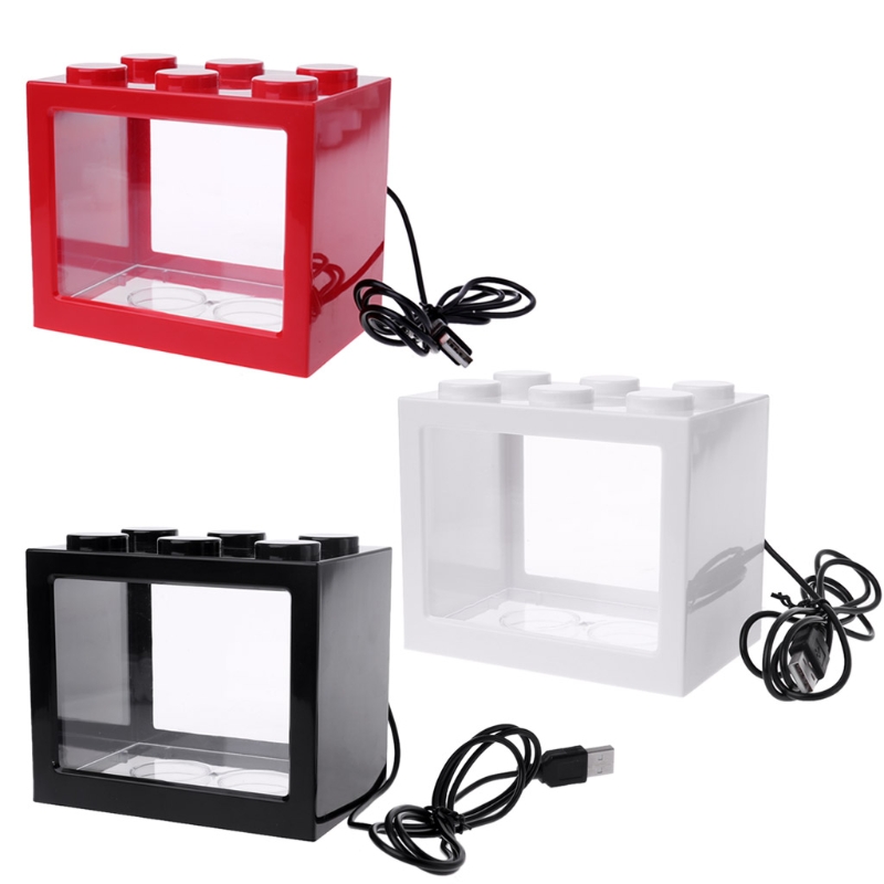 USB Mini Aquarium Fish Tank wi - Aquarium Fish In Bowl avaliação e preço