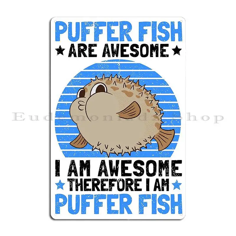 Puffer Fish Fantastic Aquarium - Aquarium Fish Poster avaliação e preço