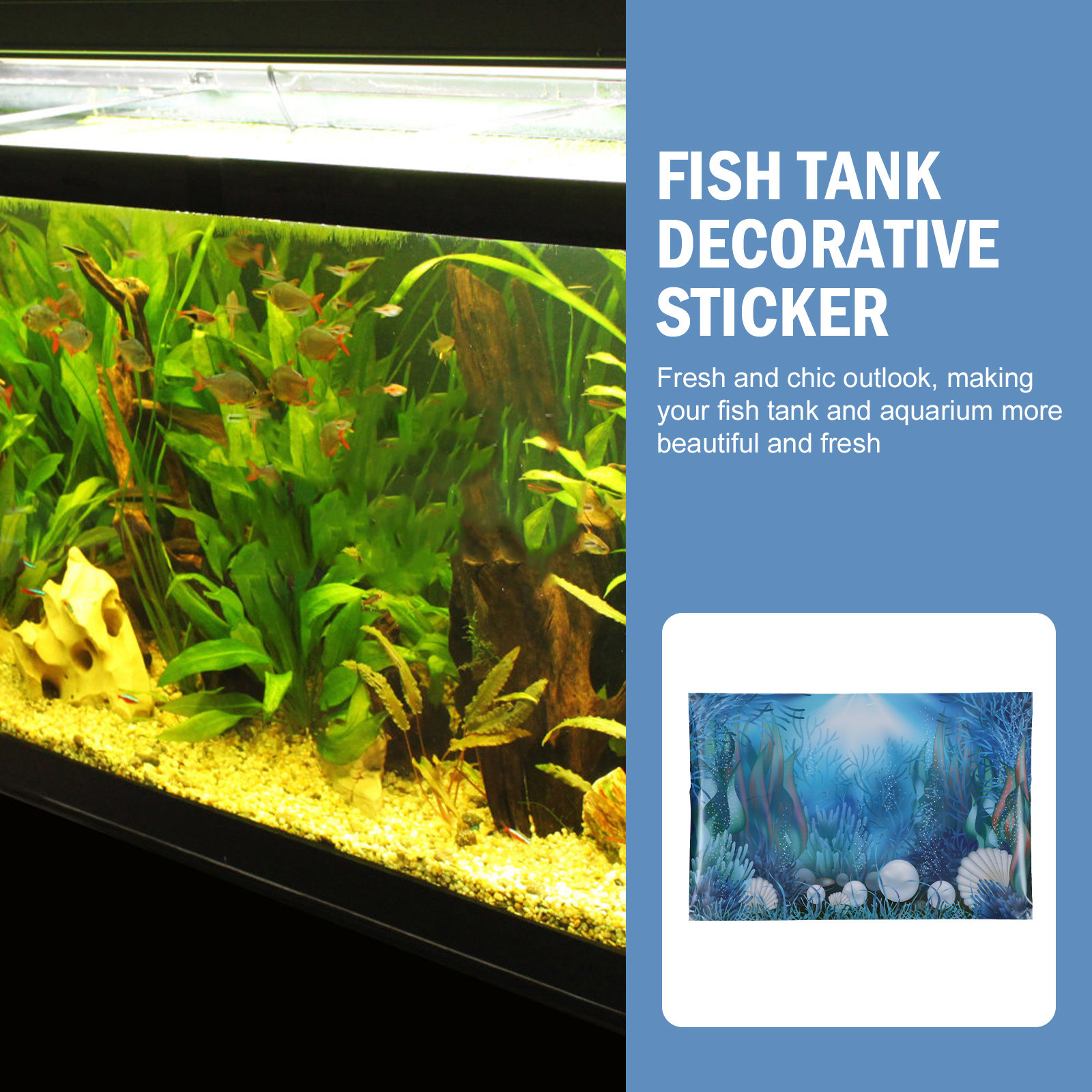 Aquarium Decor Decoration Sign - Aquarium Fish Poster avaliação e preço