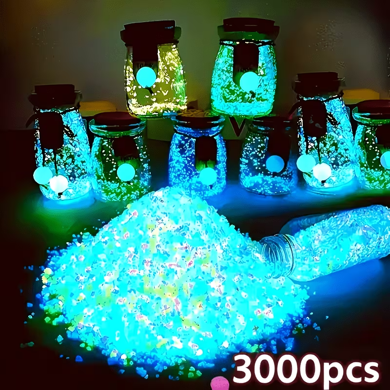 3000Pcs/Bag Luminous Glow Sand - Aquarium Fish Small avaliação e preço