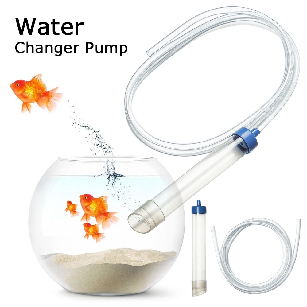 Portable Fish Vacuum Water Cha - Aquarium Fish Maintenance avaliação e preço