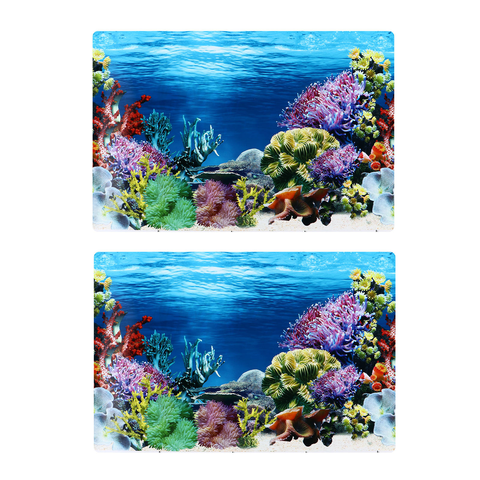 2 Pcs Fish Tank Adhesive Aquar - Aquarium Fish Poster avaliação e preço