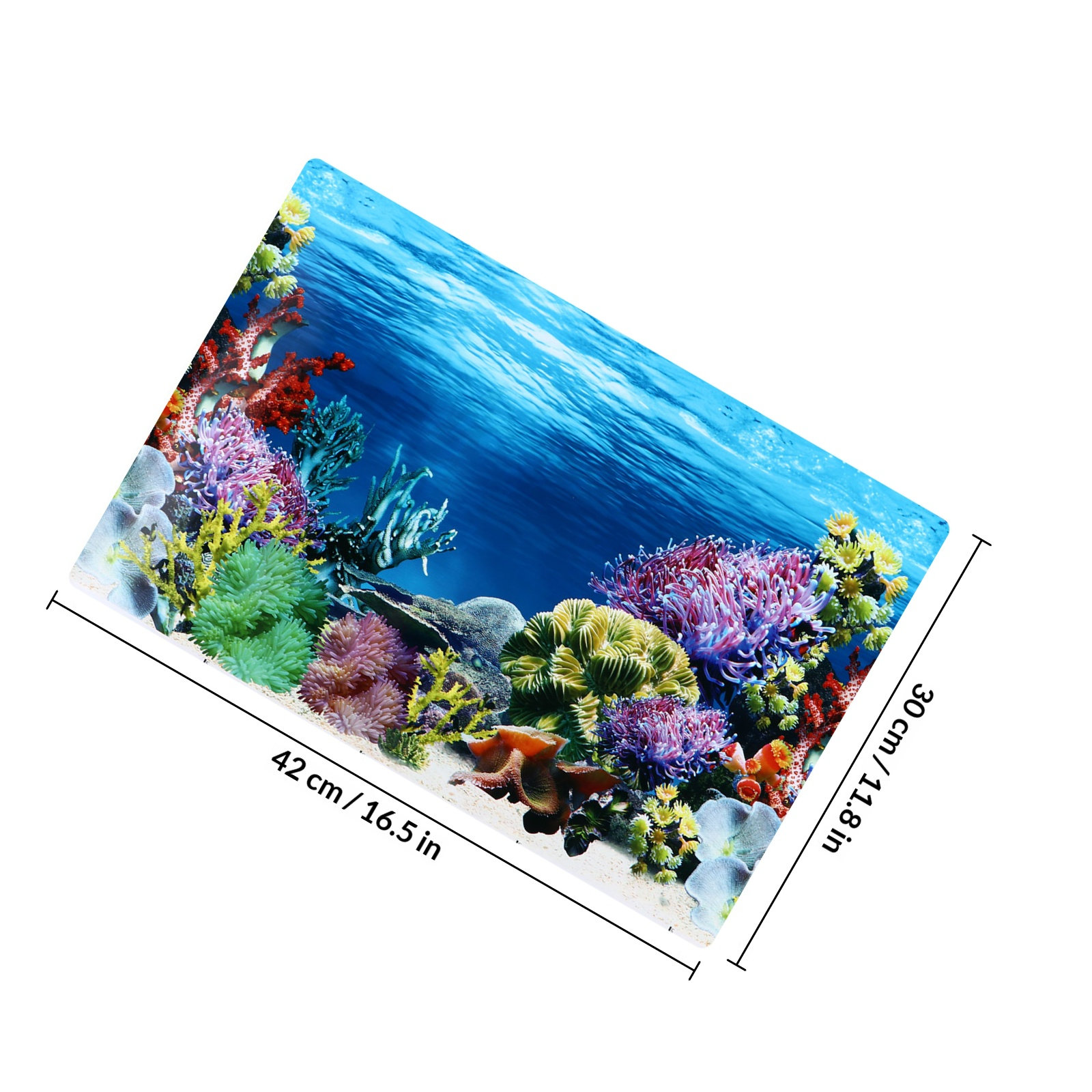 2 Pcs Fish Tank Adhesive Aquar - Aquarium Fish Poster avaliação e preço