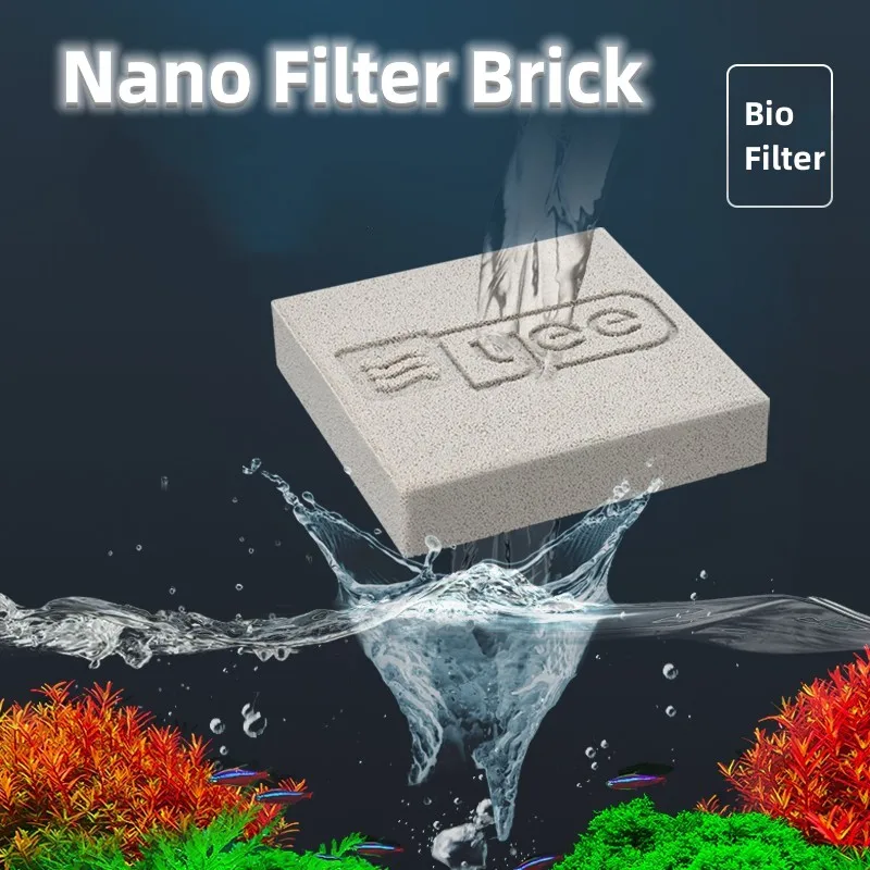 1/2pcs Fish Tank Nano Ceramic  - Aquarium Fish Lego avaliação e preço
