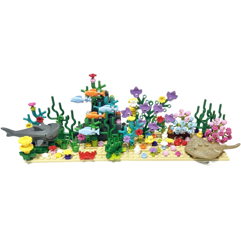 City MOC Aquarium Underwater W - Aquarium Fish Lego avaliação e preço