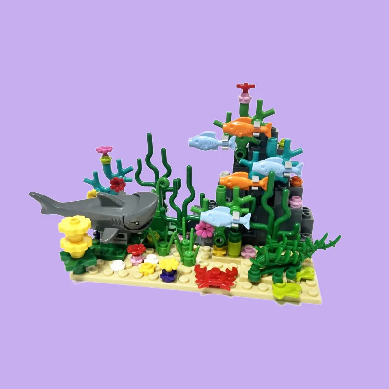 City MOC Aquarium Underwater W - Aquarium Fish Lego avaliação e preço