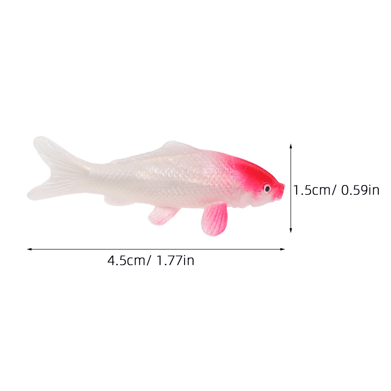 6Pcs 4.5cm Lifelike Mini Koi F - Aquarium Fish Koi avaliação e preço