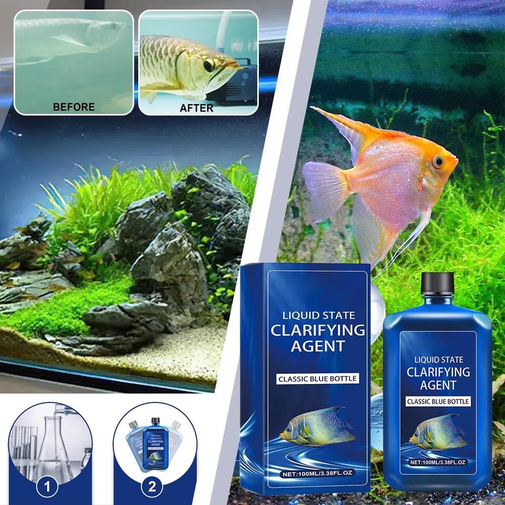 Aquarium Water Clarifier 100ml - Aquarium Fish Maintenance avaliação e preço