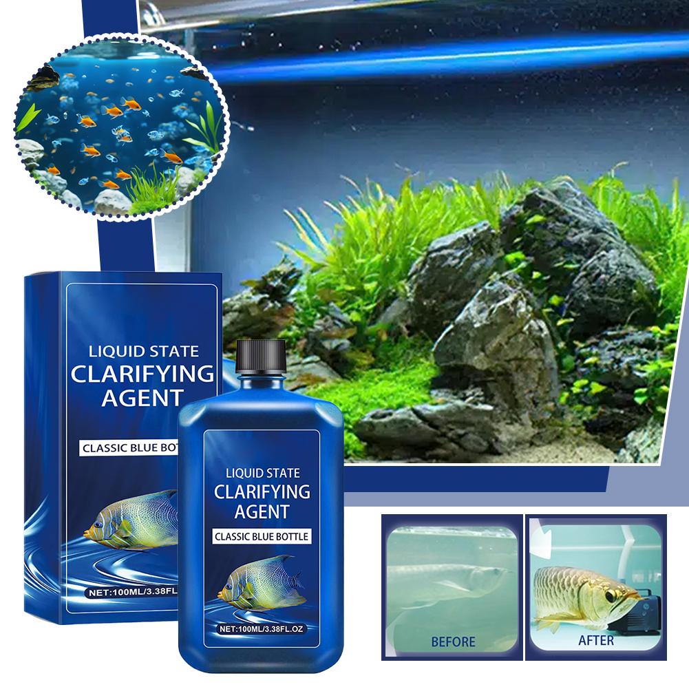 Aquarium Water Clarifier 100ml - Aquarium Fish Maintenance avaliação e preço